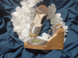 Sandalias Cabrera Mujer Oro y Plata