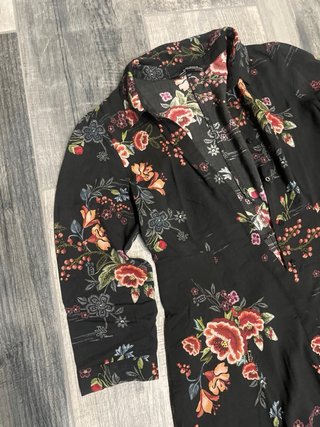 Vestido largo estampado floral