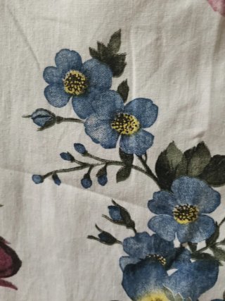 Blusa Estampada Flores Algodón Talla L