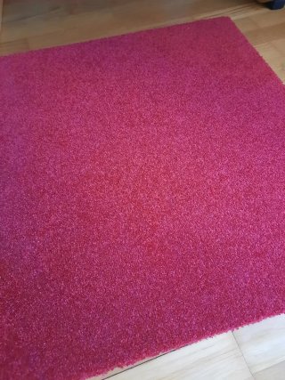 Loseta moqueta 50x50 cm roja