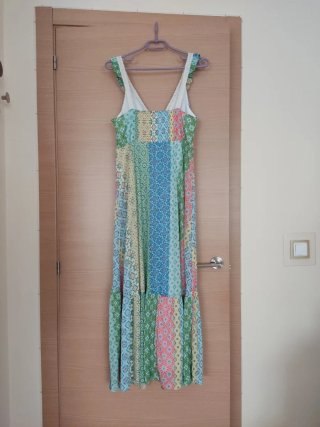 Vestido Largo Springfield Multicolor