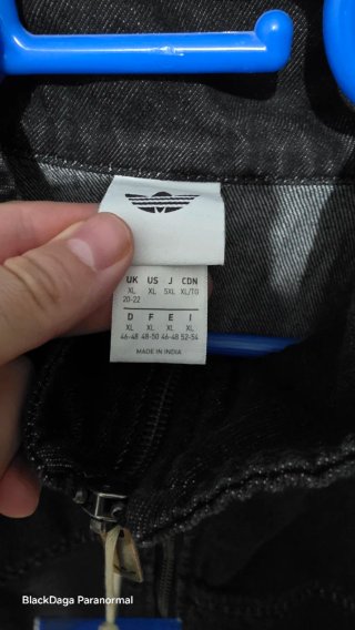 Chaqueta Adidas Firebird Denim Negra