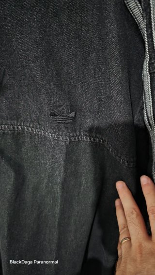 Chaqueta Adidas Firebird Denim Negra