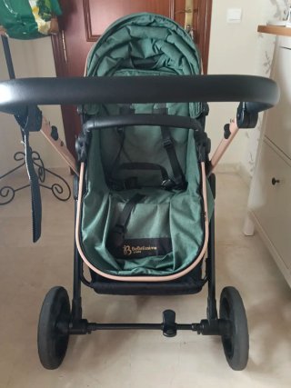 Silla de paseo Bebe - Verde y dorado