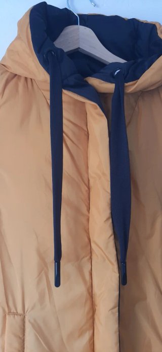 Chaleco largo acolchado reversible