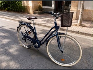 Bicicleta Elops Azul con Cesta