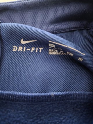 Sudadera Nike con cremallera azul