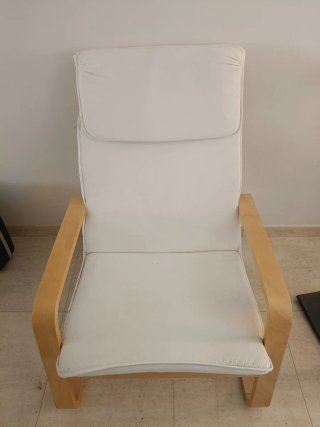 Hamaca de tela y madera