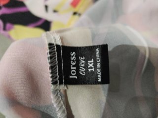 Vestido estampado Shein curve 1XL