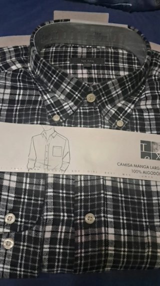 Camisa de cuadros TEX Talla L