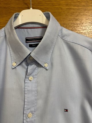 Camisa Tommy Hilfiger Azul Talla 40 | 15 3/4