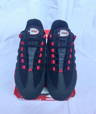 Nike Air Max 95 Big Bubble Negro/Rojo