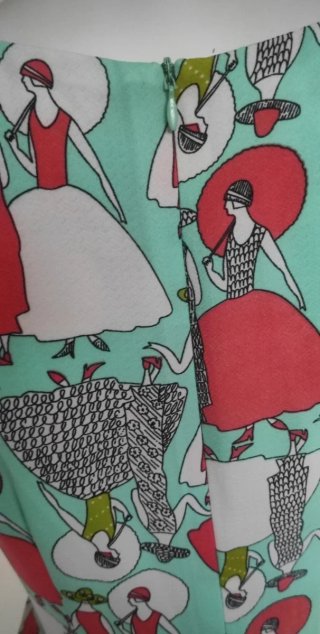 Vestido Kling Estampado Mujeres Talla S