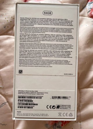Scatola originale iPhone XR Blu 64GB