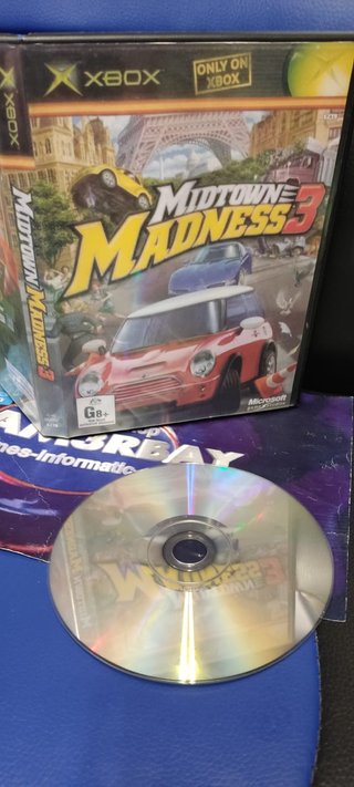 MIDTOWN MADNESS 3 XBOX (DISCO OG + PORTADA CUSTOM)