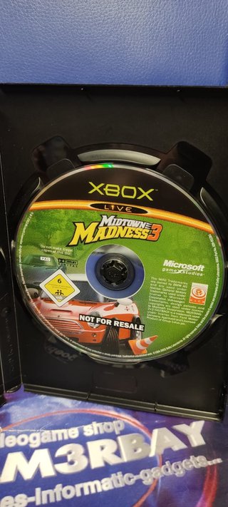 MIDTOWN MADNESS 3 XBOX (DISCO OG + PORTADA CUSTOM)