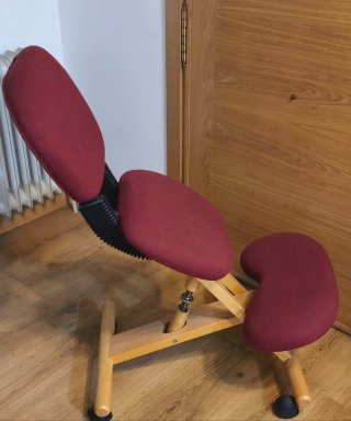 Silla ergonómica rodillas respaldo