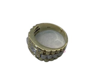 anillo oro 14k con piedra