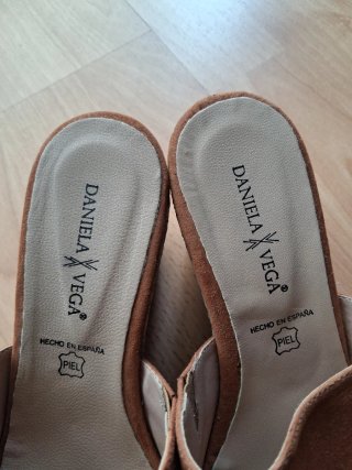 Sandalias Daniela Vega Talla 38 Marrones