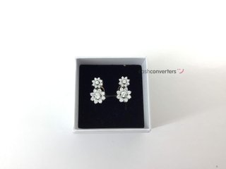 pendientes oro 18k con piedra