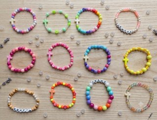 PULSERAS CRISTIANAS HECHAS A MANO - NUEVAS