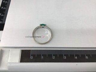 anillo oro 18k con piedra