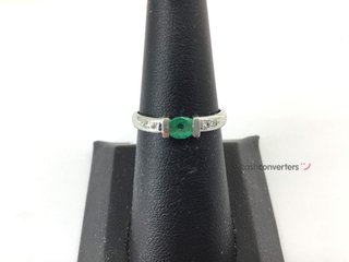 anillo oro 18k con piedra