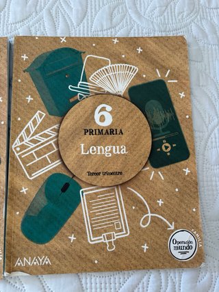3 Libros de Lengua Primaria 6. Anaya