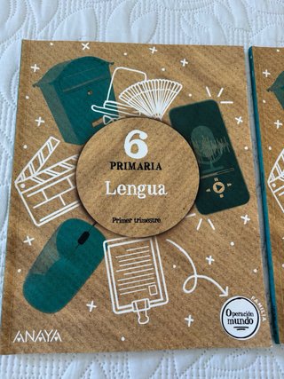 3 Libros de Lengua Primaria 6. Anaya