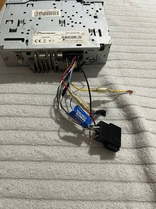 Radio Pioneer Negro Entrada auxiliar y usb