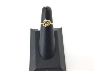 anillo oro 18k con piedra