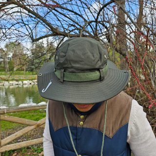 Gorro Pescador Verde Ajustable | Sombrero Unisex