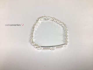 esclava plata 925mm con piedra con circonita