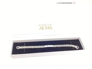 esclava plata 925mm con piedra con circonita