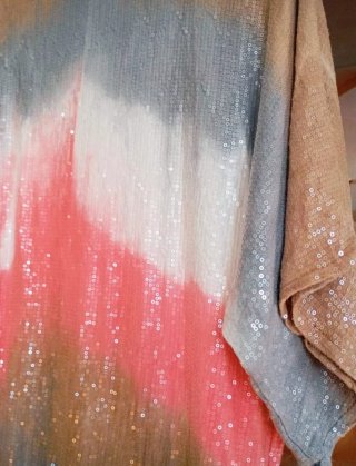 Blusa Cárdigan Moda Italy lentejuelas