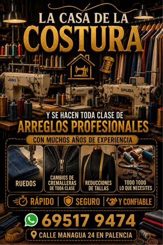 Se hacen arreglos de ropa todo lo que necesites