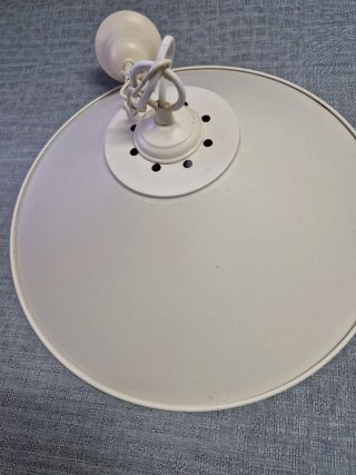 Lámpara colgante Ikea beige metal