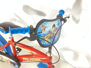 bicicleta niño paw patrol 14