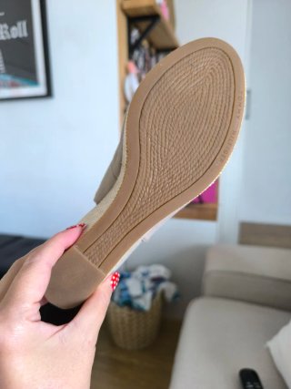 Sandalias Tommy Hilfiger Beige Cuña