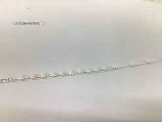 pulsera plata 925mm con piedra con perla