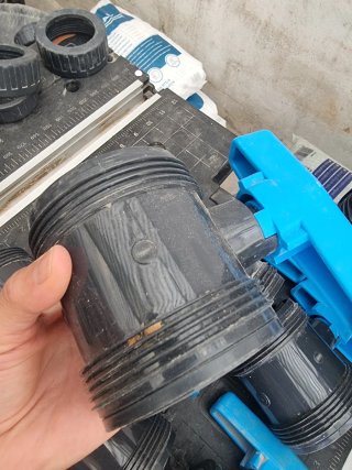 6x Válvulas de piscina de plástico
