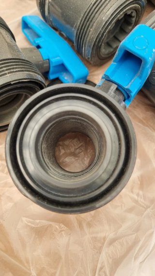 6x Válvulas de piscina de plástico por recambios