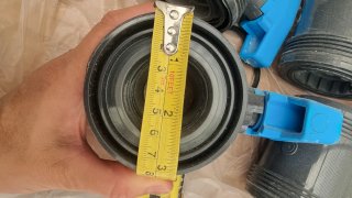 6x Válvulas de piscina de plástico por recambios