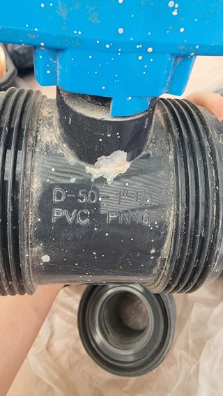 6x Válvulas de piscina de plástico por recambios