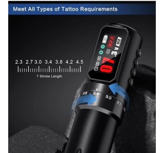 Kit Máquina Rotativa Inalámbrica Tatuaje