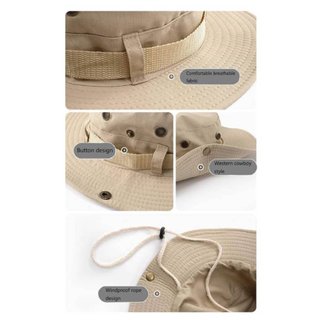 Gorro Pescador Beige | Sombrero Unisex Ajustable