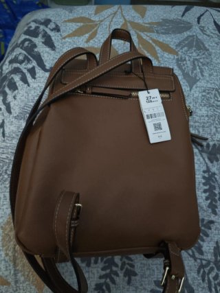 Bolso Mochila Mujer Parfois Marrón Nuevo.