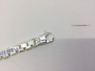 esclava plata 925mm con piedra con circonita