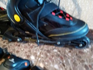 Patines en línea y protecciones