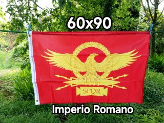 Bandera del Imperio Romano SPQR